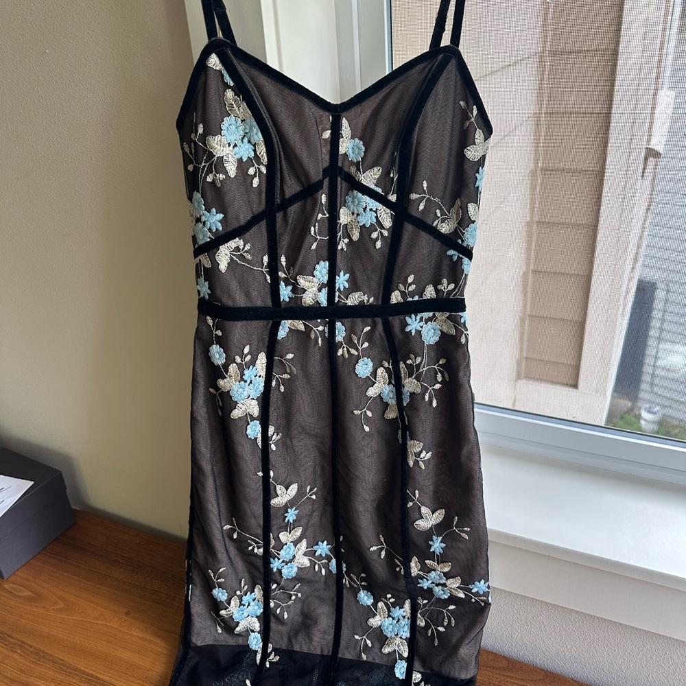 Bronx and Banco Floral Illusion Dress